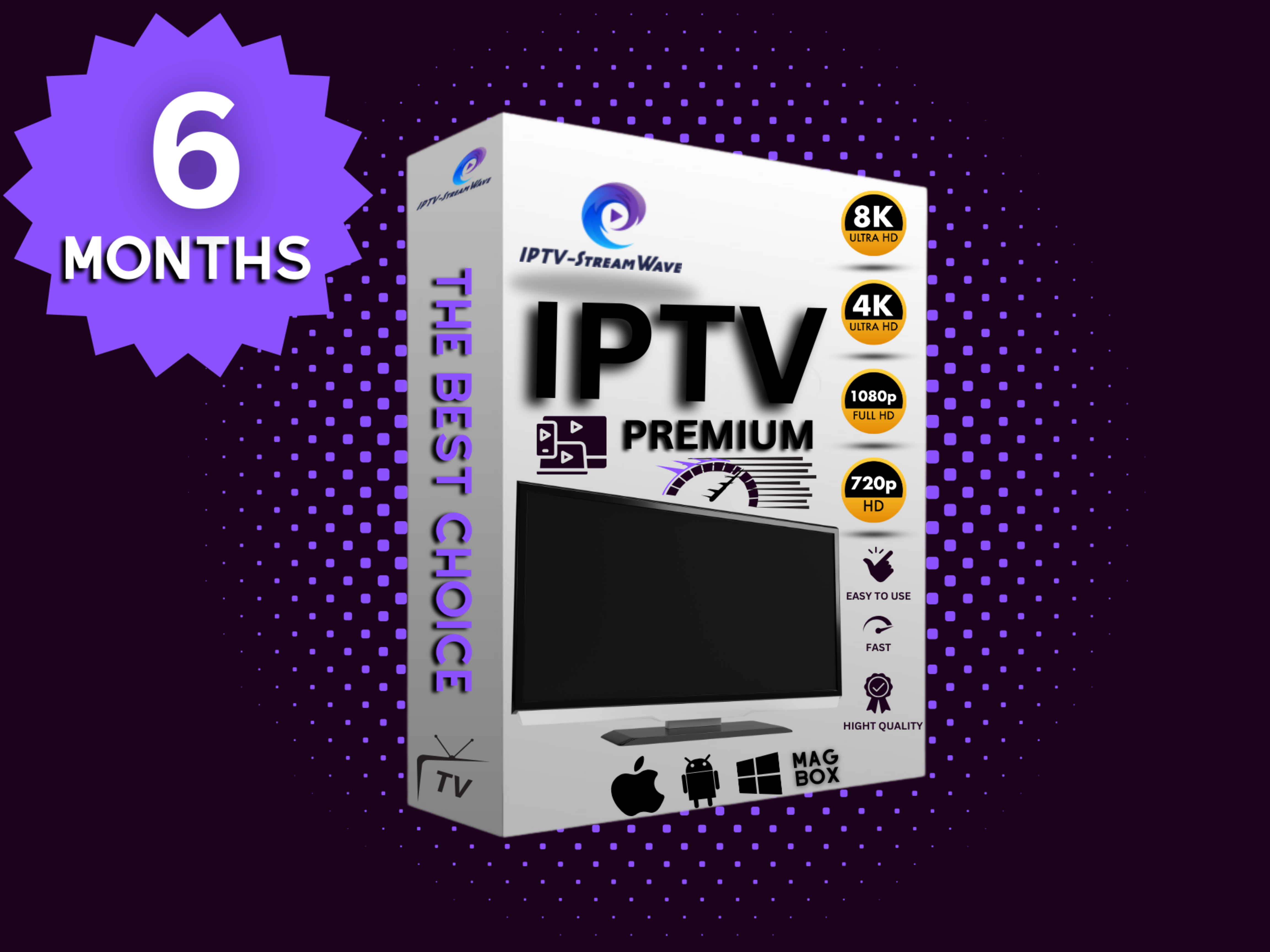 IPTV SPAIN 6 Months - HIGH QUALITY STREAMING AND ALL CHANNELS AND